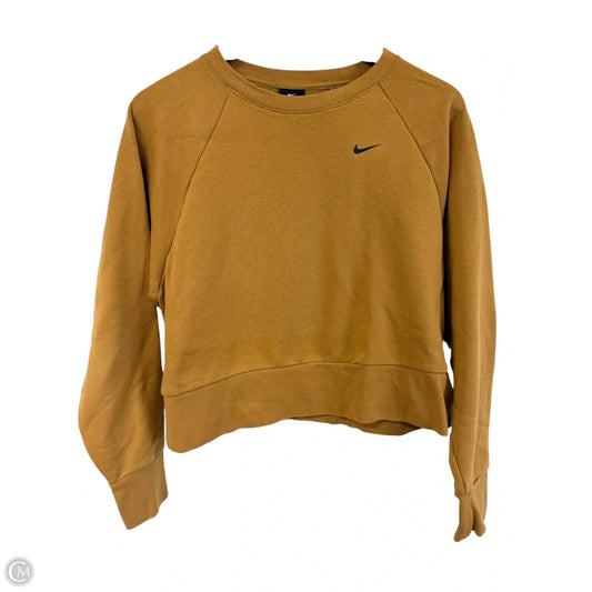 Sweatshirt Crewneck By Nike Apparel In Yellow, Size: M