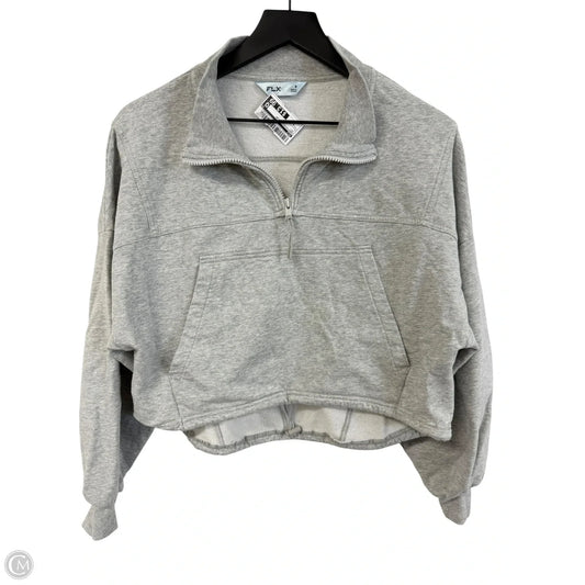 Sweatshirt Collar By Flx In Grey, Size: S