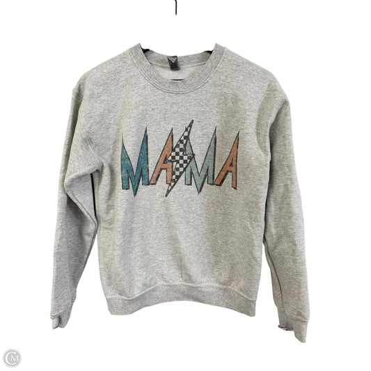 Sweatshirt Crewneck By Gildan In Grey, Size: S