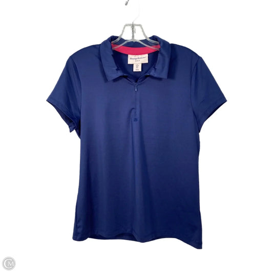Athletic Top Short Sleeve By Tommy Bahama In Blue, Size: L