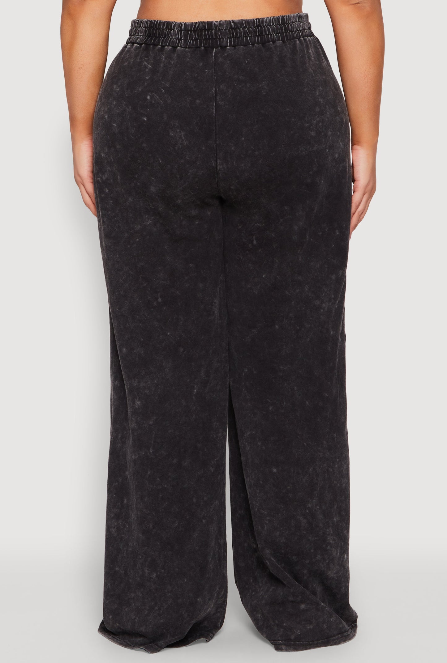 Plus Size Daisy Mineral Wash Varsity Stripe Sweatpants