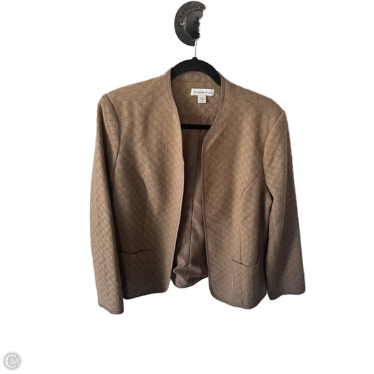 Blazer By Coldwater Creek In Brown & Gold, Size: L
