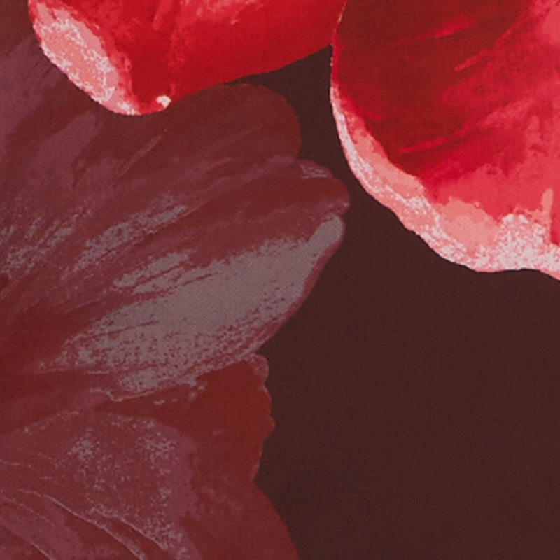 Madden Girl Floral Mesh Ruched Side Midi Dress