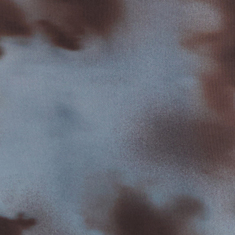 Almost Famous Patterned Mesh Ruched Side Midi Dress